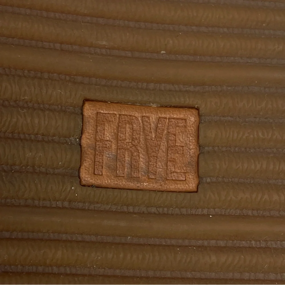 FRYE Dylan men's cognac brown leather slip-on loafer shoes, size 9.5 - Picture 2 of 15